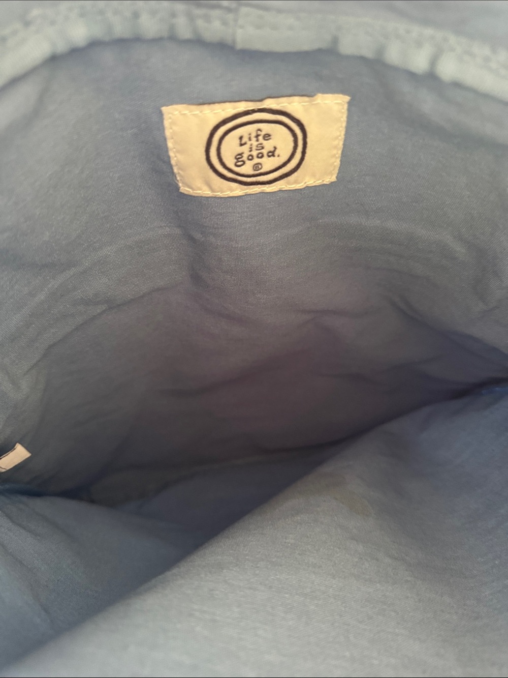 Life Is Good drawstring back pack - Picture 7 of 10